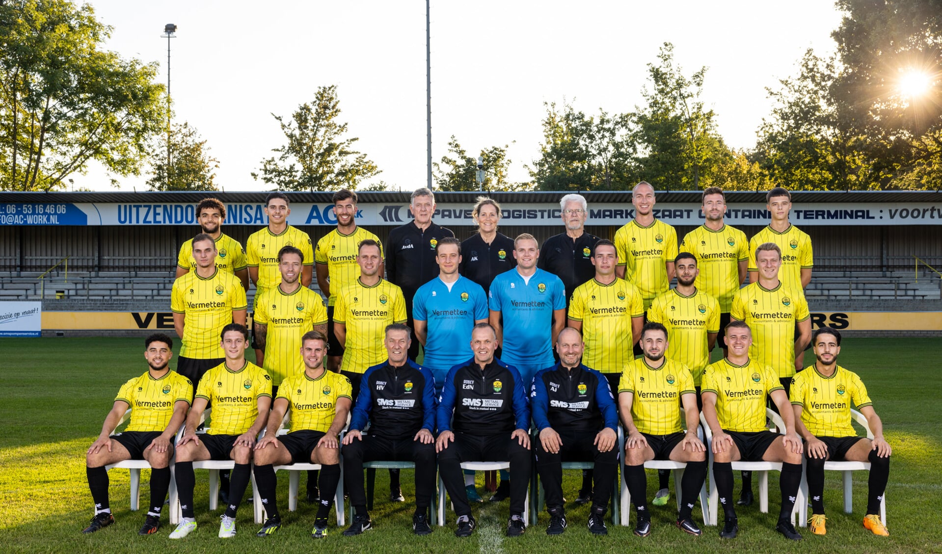 Selectie en begeleiding RKSV Halsteren zondag seizoen 2023-2024