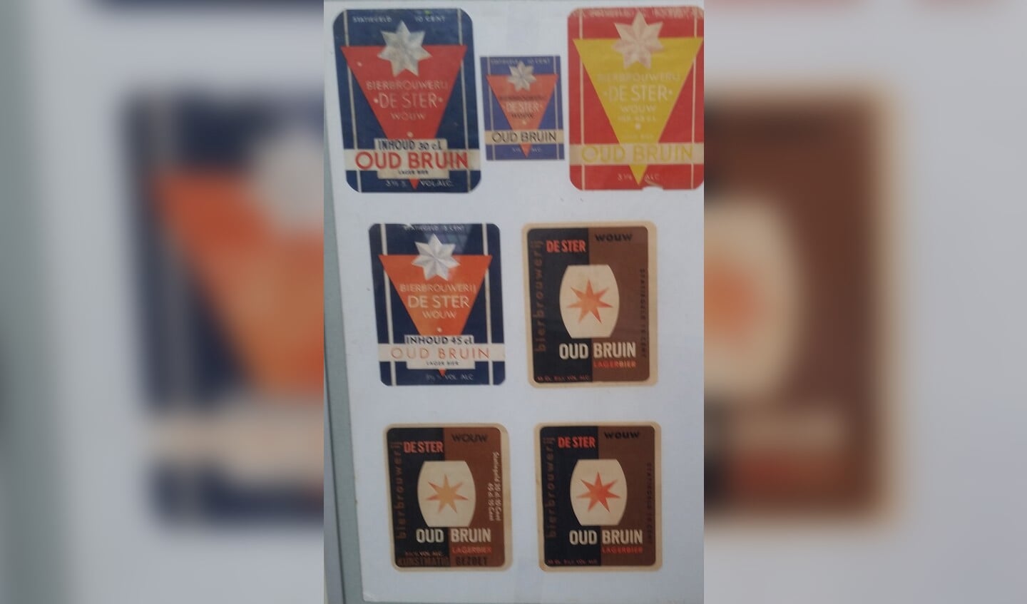 Oude bierviltjes Brouwerij de Ster