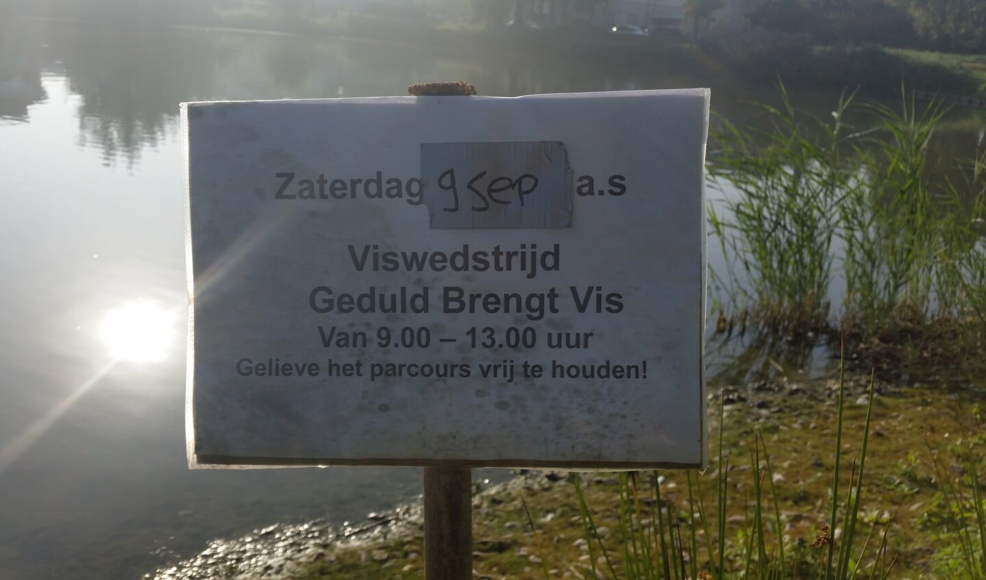 Aankondiging van de Vis
wedsrijd