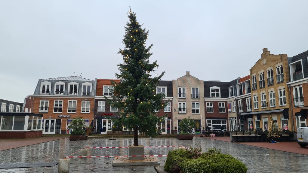 Kerstboom op Ouwe Raedthuysplein