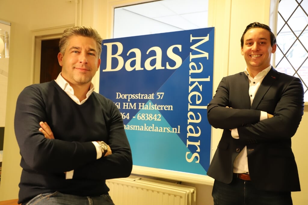 Michel Weijts en Rob van Elsakker van Baas Makelaars.