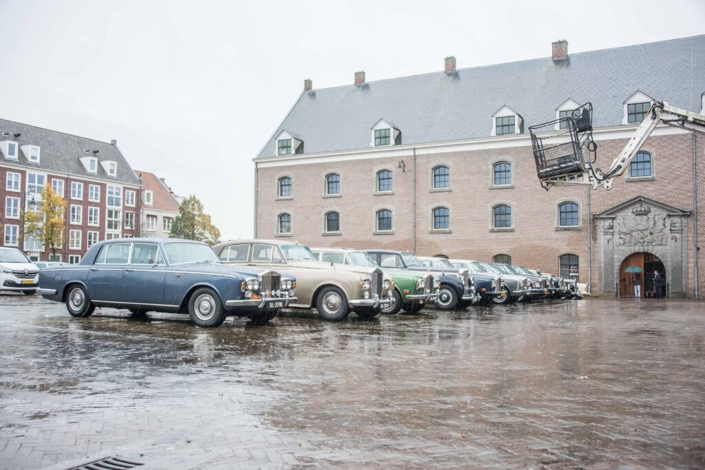 Een klein deel van de Rolls Royces bij het Groot Arsenaal in Bergen op Zoom.