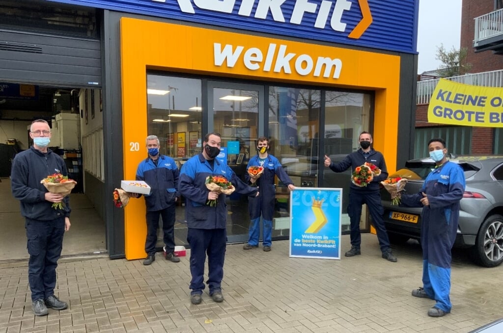 KwikFit team Bergen op Zoom ontving welverdiende felicitaties met de eervolle benoeming. 