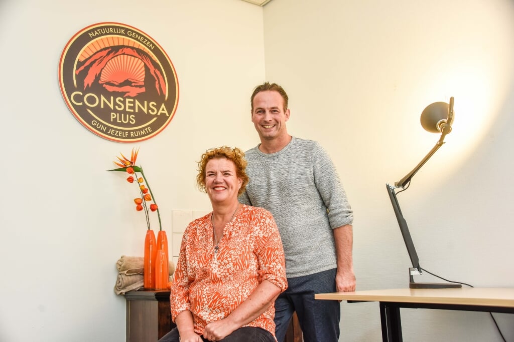 Hanne Luysterburg-Schipper van Consensa Plus en Marco Smeekes van Inspirante.