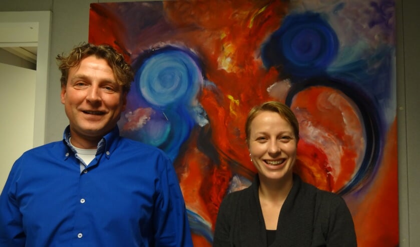 Harold van der Venne, directeur van De Brinck en Klaske van der Berg, directeur van Jan Bluijssen
