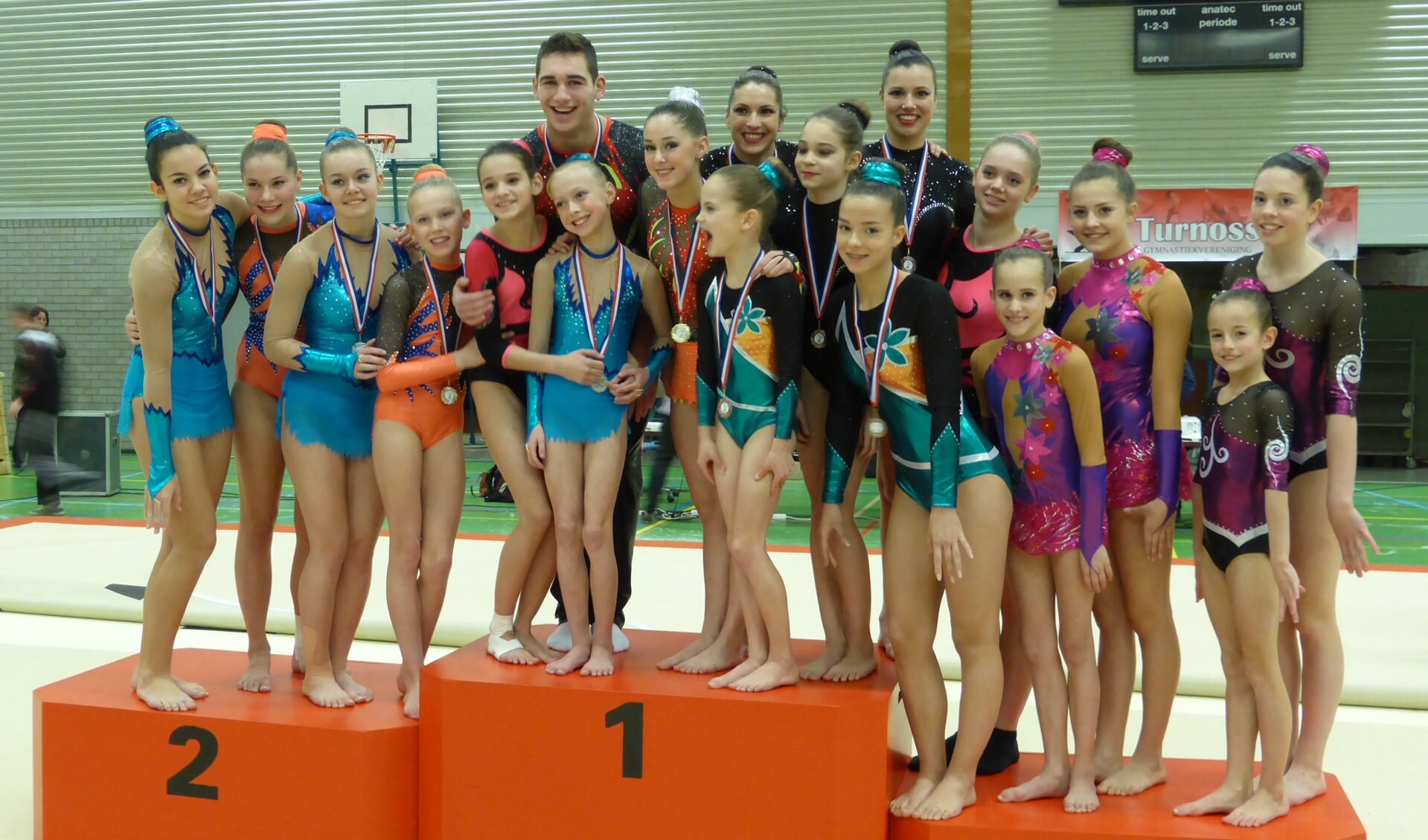 De Brabantse kampioenschappen acrobatische gymnastiek vonden dit weekend plaats.