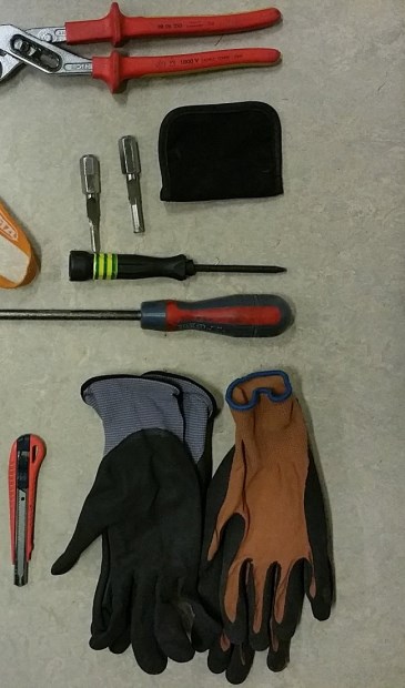 Inbrekerswerktuigen. (Foto: Facebook politie Oss)