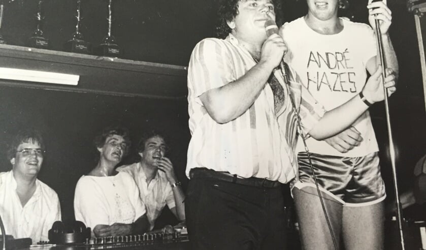André Hazes op bezoek in Veghel.