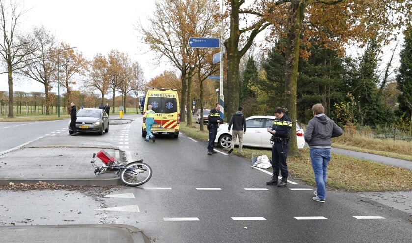 Fietsster aangereden op de Hapsebaan bij Vianen. (foto: SK-Media)