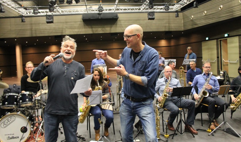 Baker William samen met Kroot en de Udense Big Band.