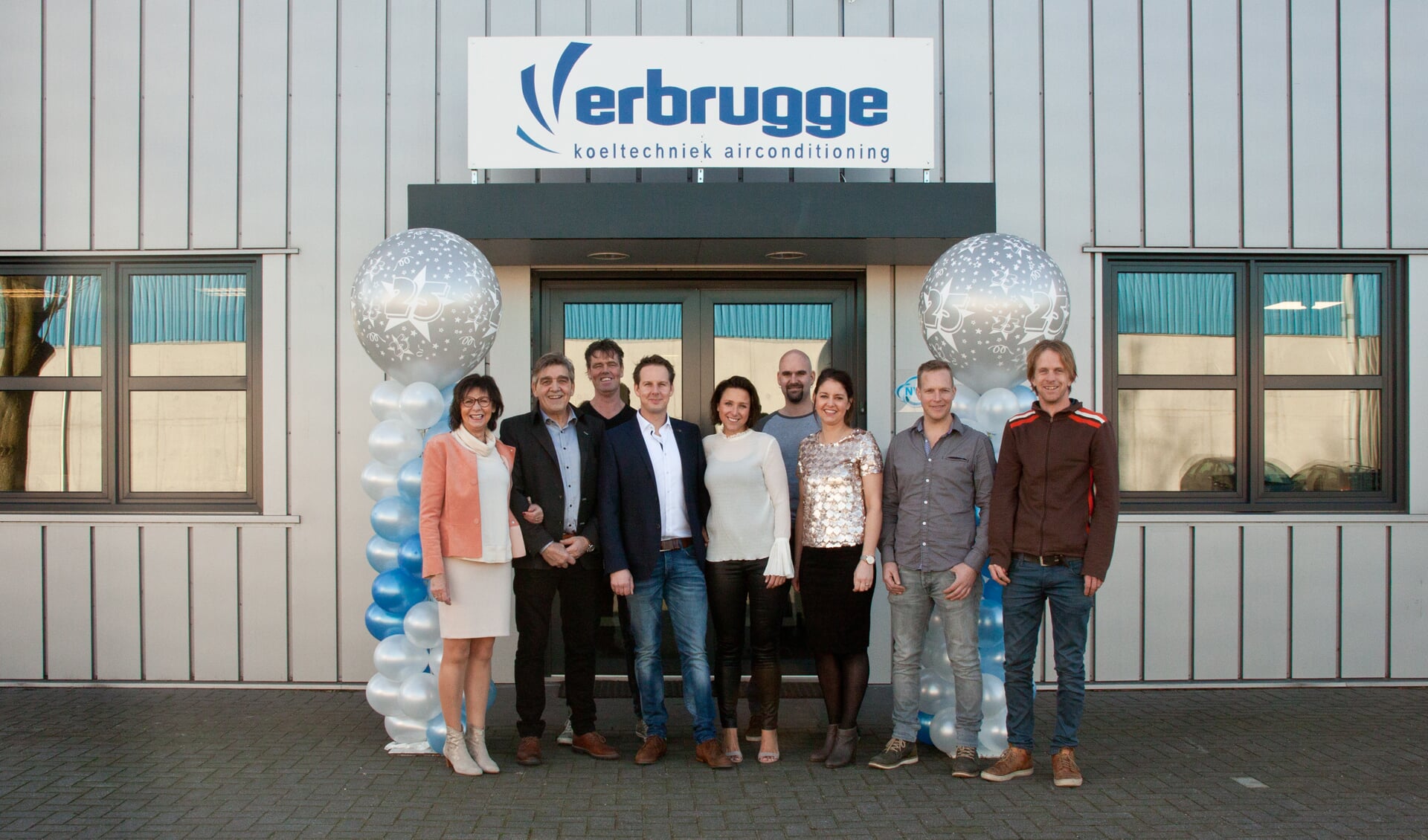 Het team van Verbrugge Koeltechniek. 