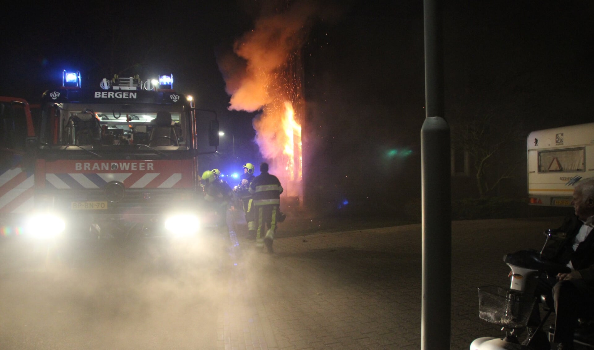 Uitslaande brand in Siebengewald. (foto: SK-Media)