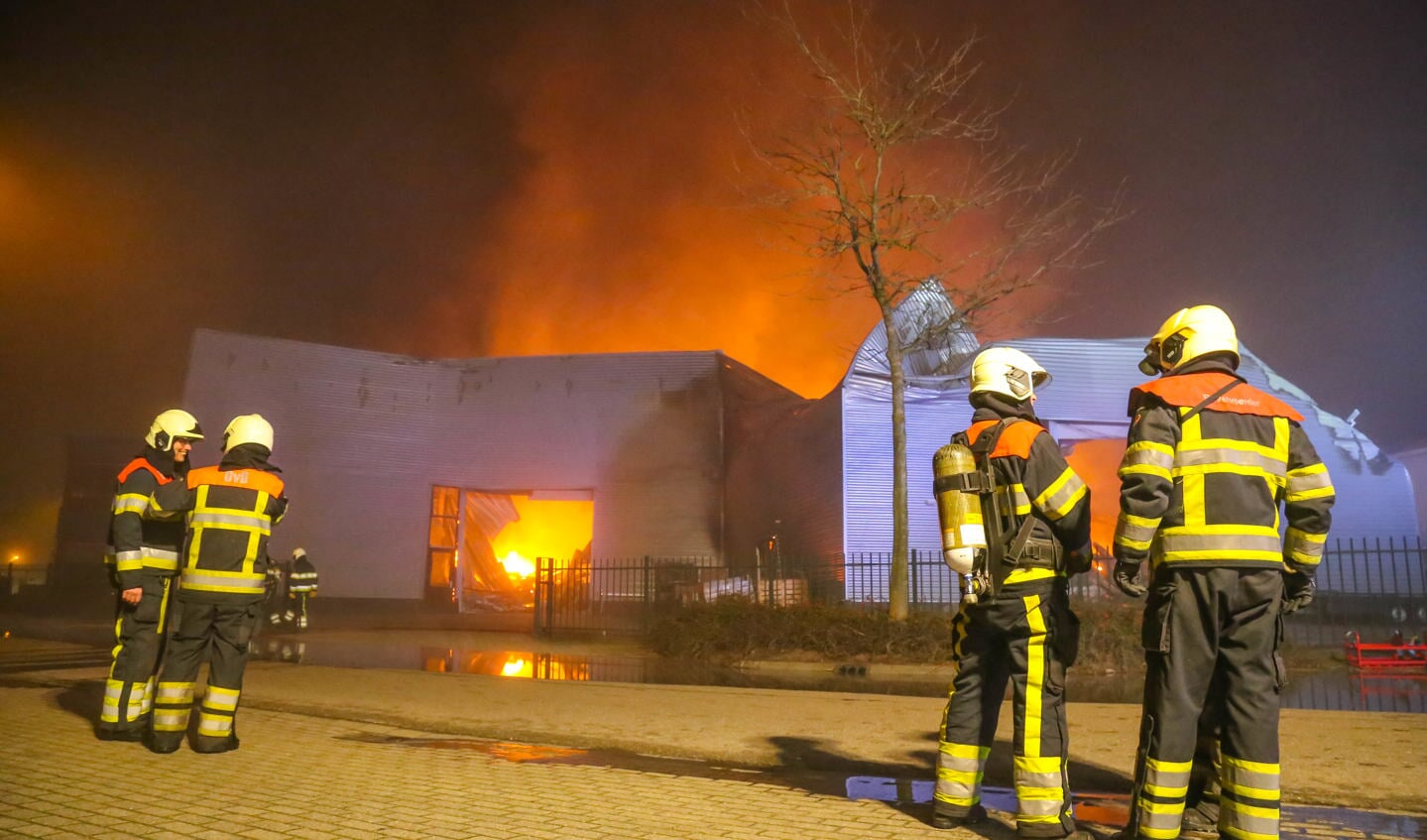 Brand in Schaijk. (Foto: Maickel Keijzers / Hendriks multimedia)