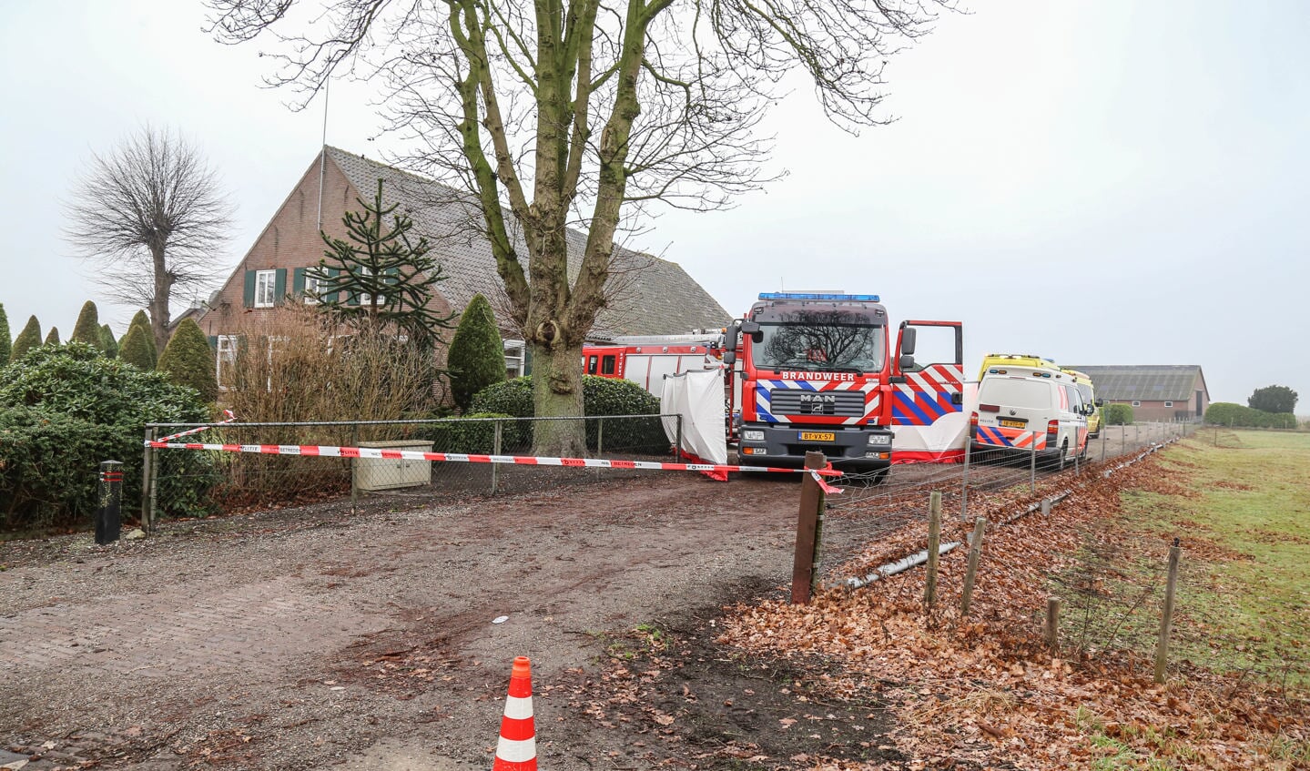 Ongeval in Herpen. (Foto: Maickel Keijzers / Hendriks multimedia)