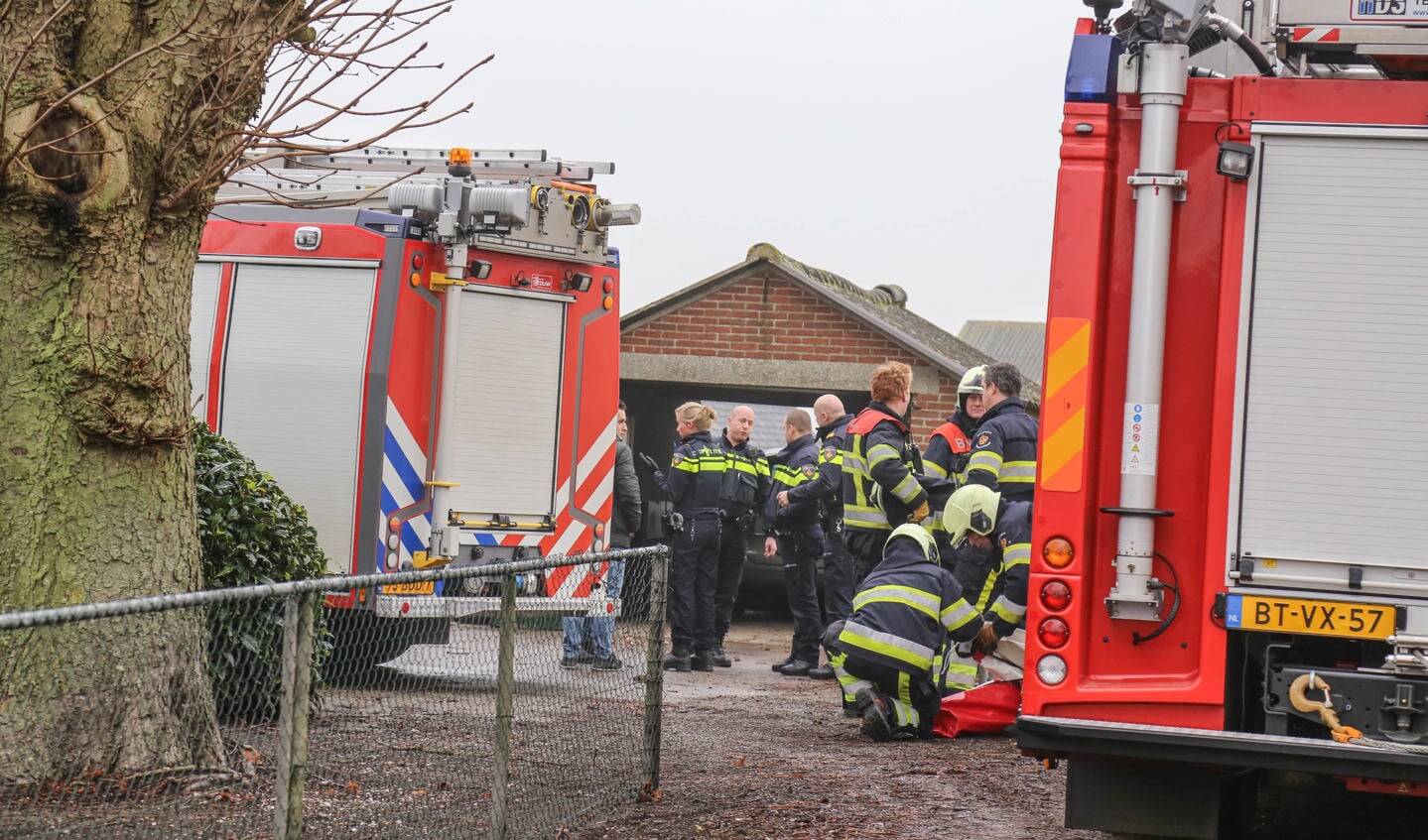 Ongeval in Herpen. (Foto: Maickel Keijzers / Hendriks multimedia)