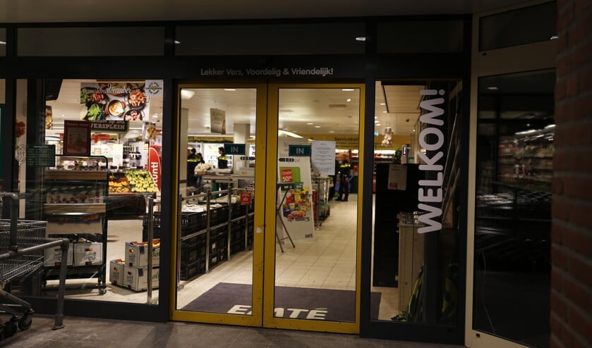 Emté-supermarkt in Boxmeer overvallen. (foto: SK-Media)