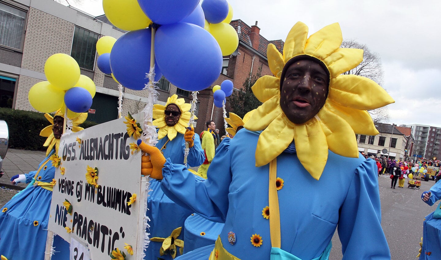 Deelnemer aan de Osse optocht (Foto: Hans van der Poel)