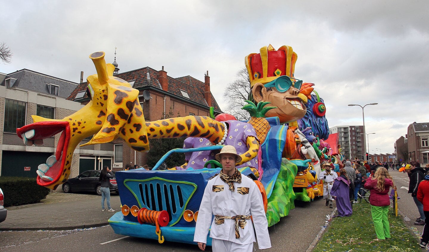 Deelnemer aan de Osse optocht (Foto: Hans van der Poel)