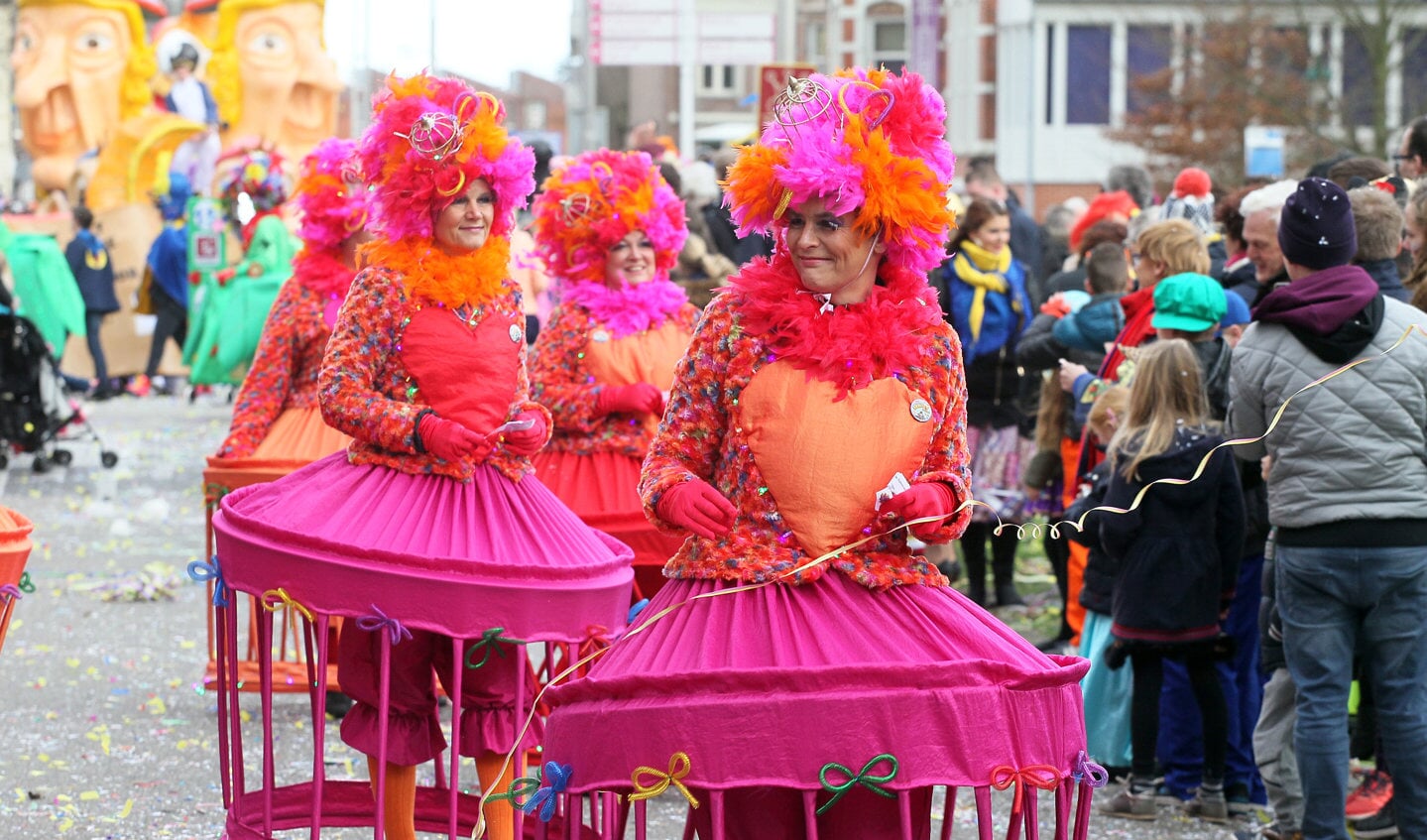 Deelnemer aan de Osse optocht (Foto: Hans van der Poel)