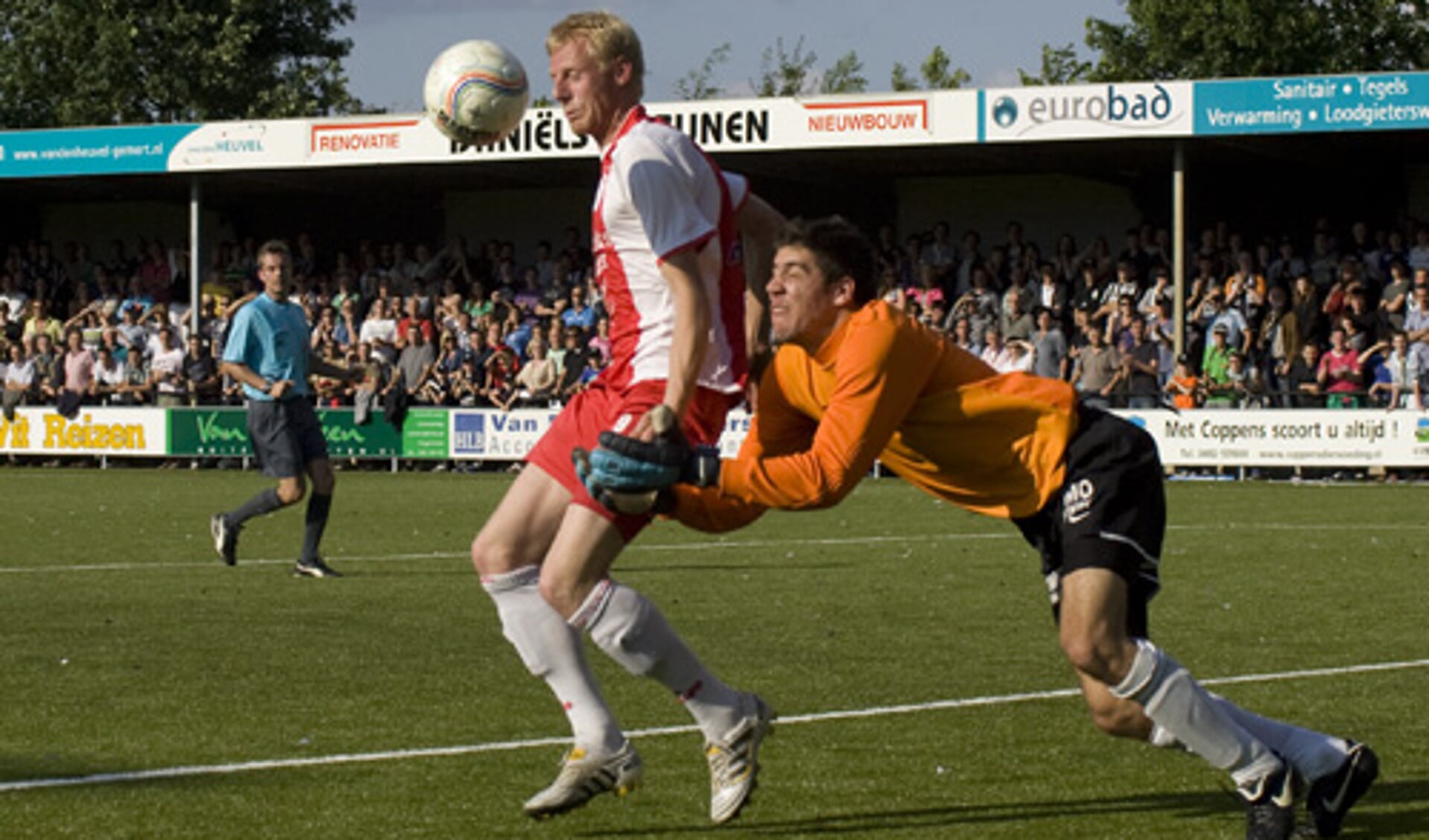 Sven van Ommeren hier aan het werk tegen Ijsselmeervogels tijdens de finale van het landskampioenschap van de amateurs in 2010