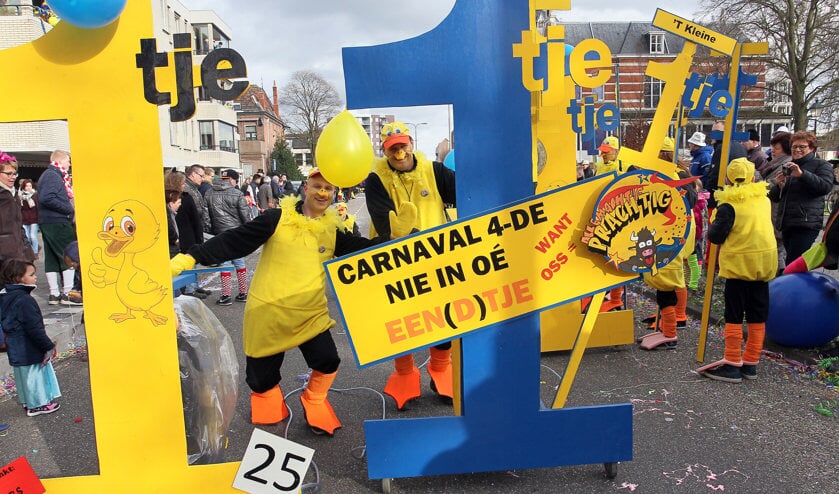 Deelnemer aan de Osse optocht (Foto: Hans van der Poel)