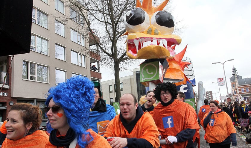 Deelnemer aan de Osse optocht (Foto: Hans van der Poel)