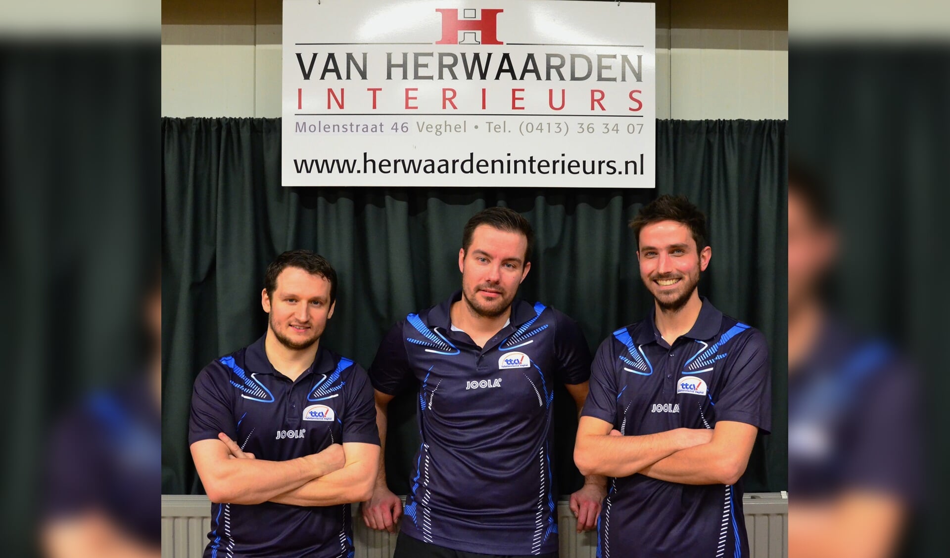 TTCV kampioen. V.l.n.r. David Saunders, Pascal van Gemert, Bart van Meurs