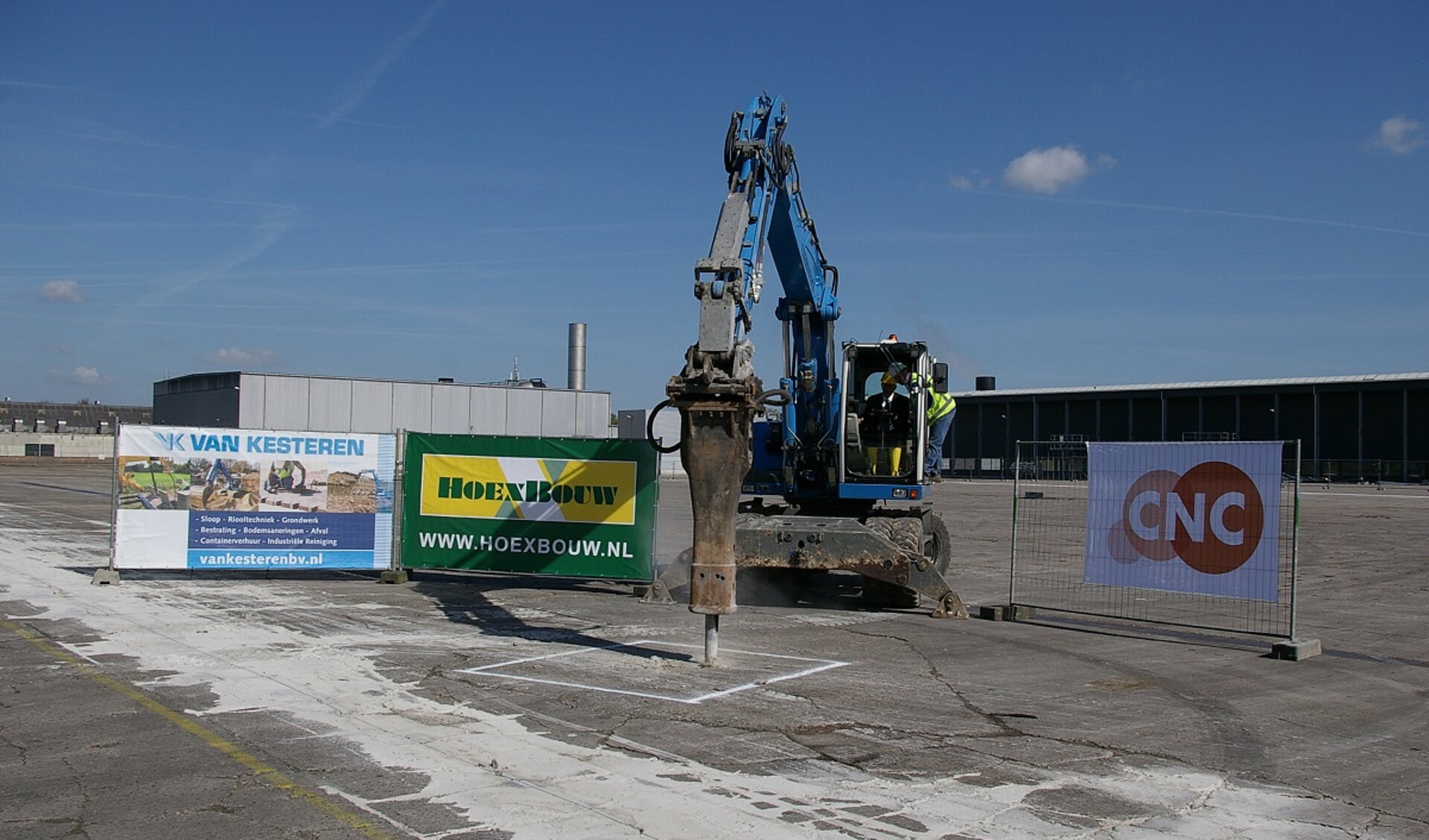Officiële start nieuwbouw CNC Grondstoffen in Milsbeek.