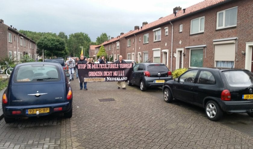 Demonstratie. (Foto: Twitter Daan ter Mors)