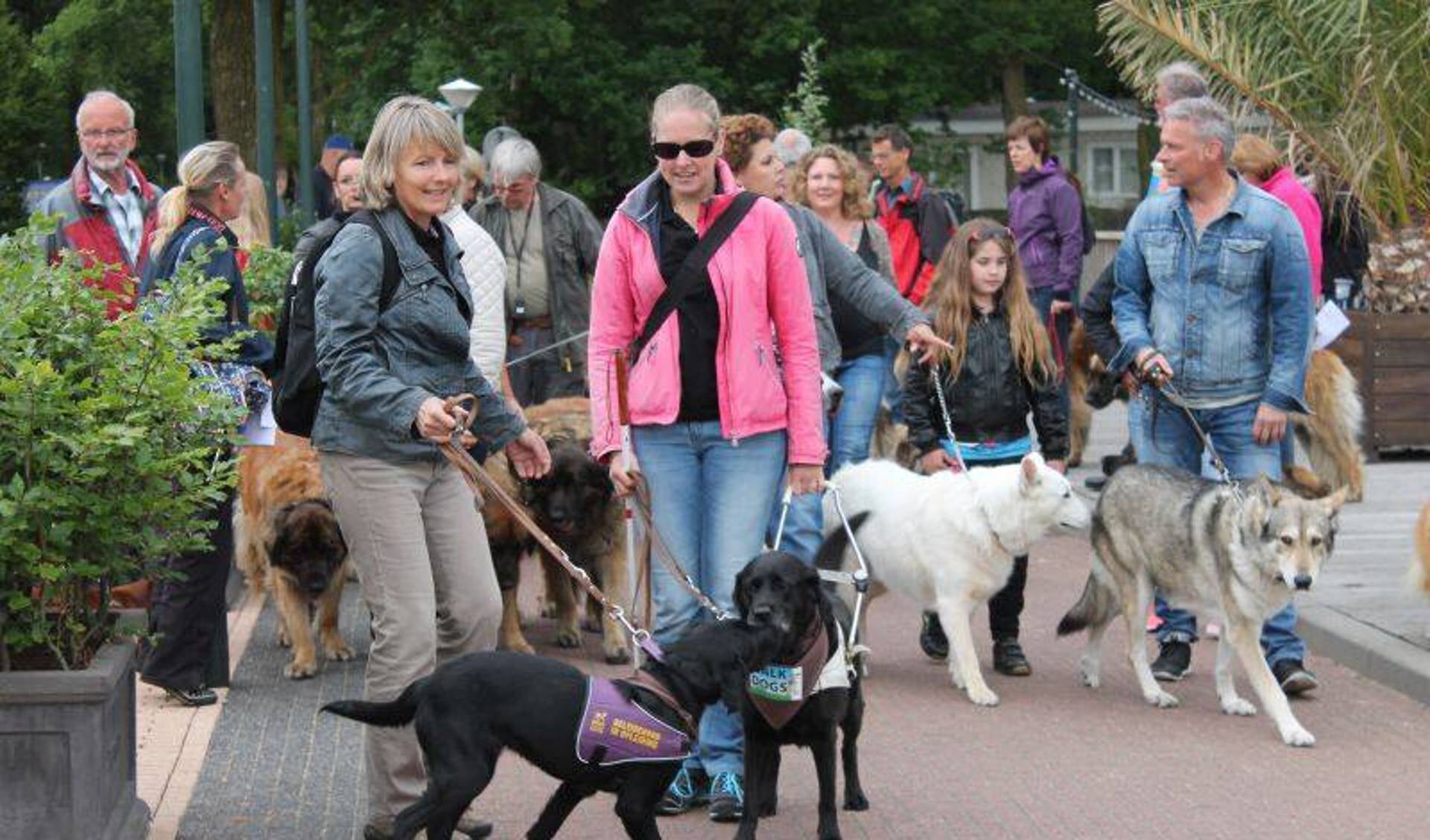 De Graafse 'Walk of the Dogs' viert het eerste lustrum. (archieffoto: André van der Linden)