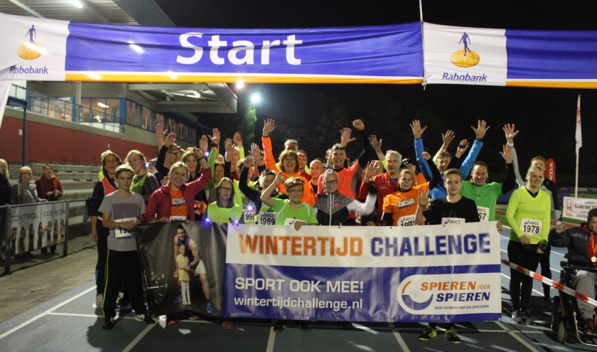 De Keien Atletiek doet mee met de Wintertijd Challenge.