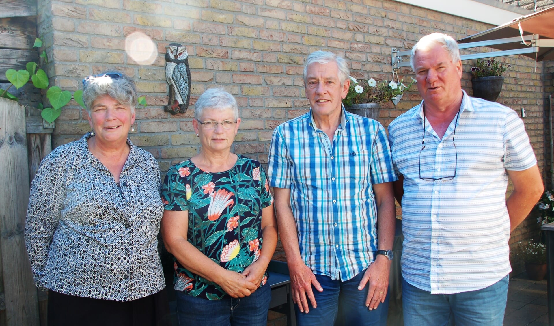 De vier docenten met een schat aan ervaring. Vanaf links: Joke van Bommel, Marieke Lemmen, Harry Smits en Aloys Füchten. (foto: Jos Gröniger)