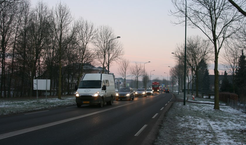De verkeersdrukte op de Beugenseweg in Boxmeer is de laatste maanden flink toegenomen.  