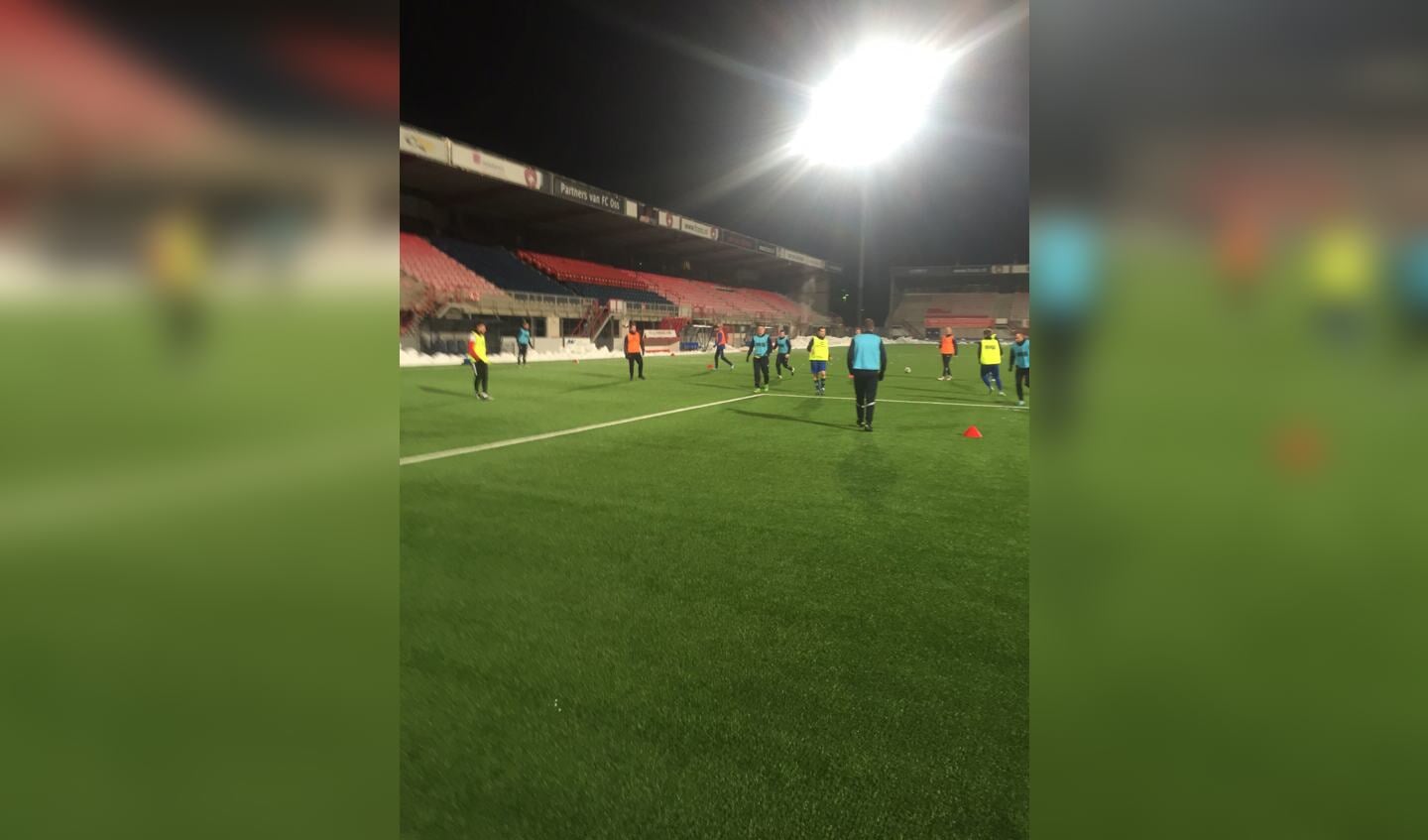 Berghem Sport traint in het stadion van FC Oss.