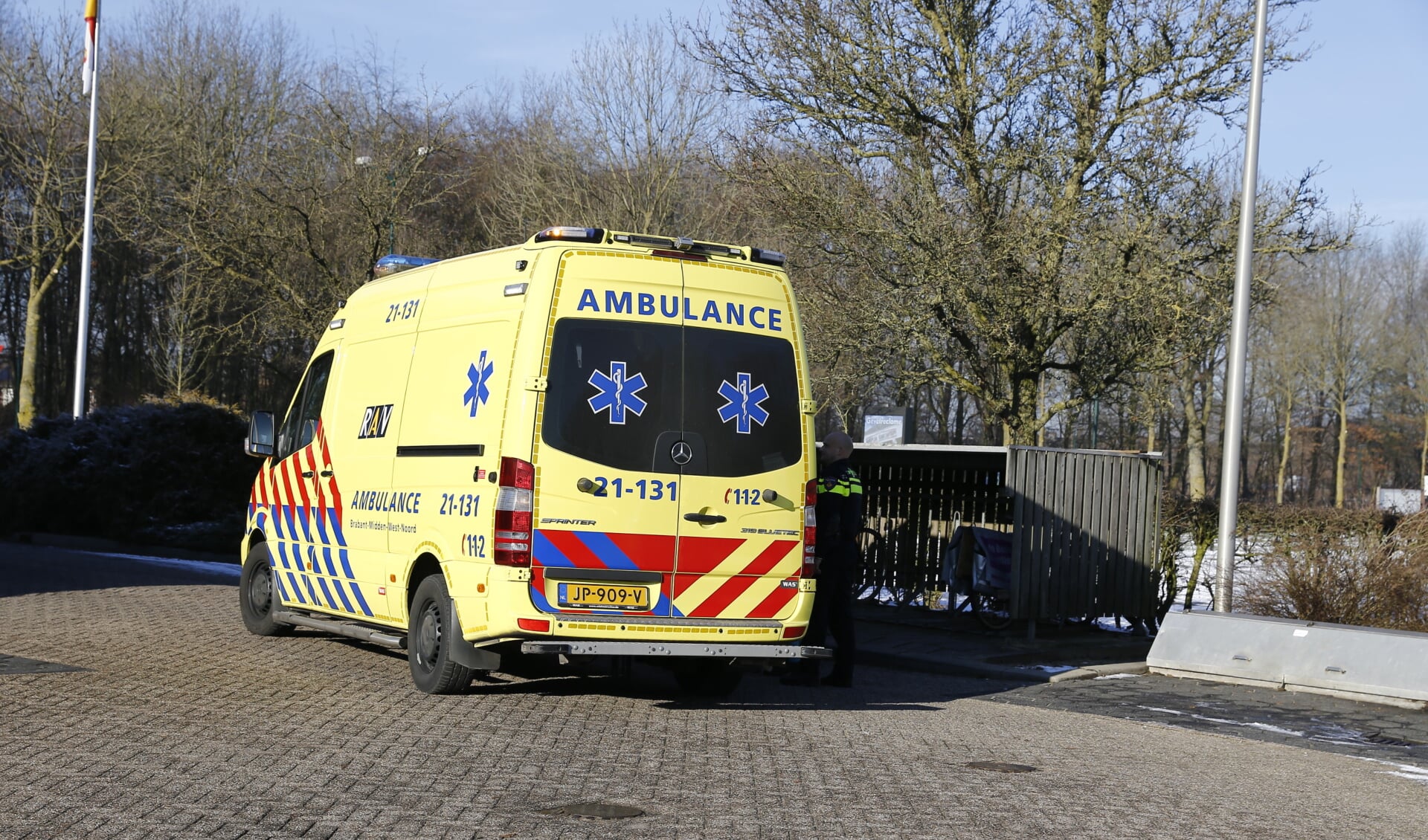 Een man met brandwonden meldde zich vanmiddag bij een tankstation in Boxmeer. (foto: SK-Media)