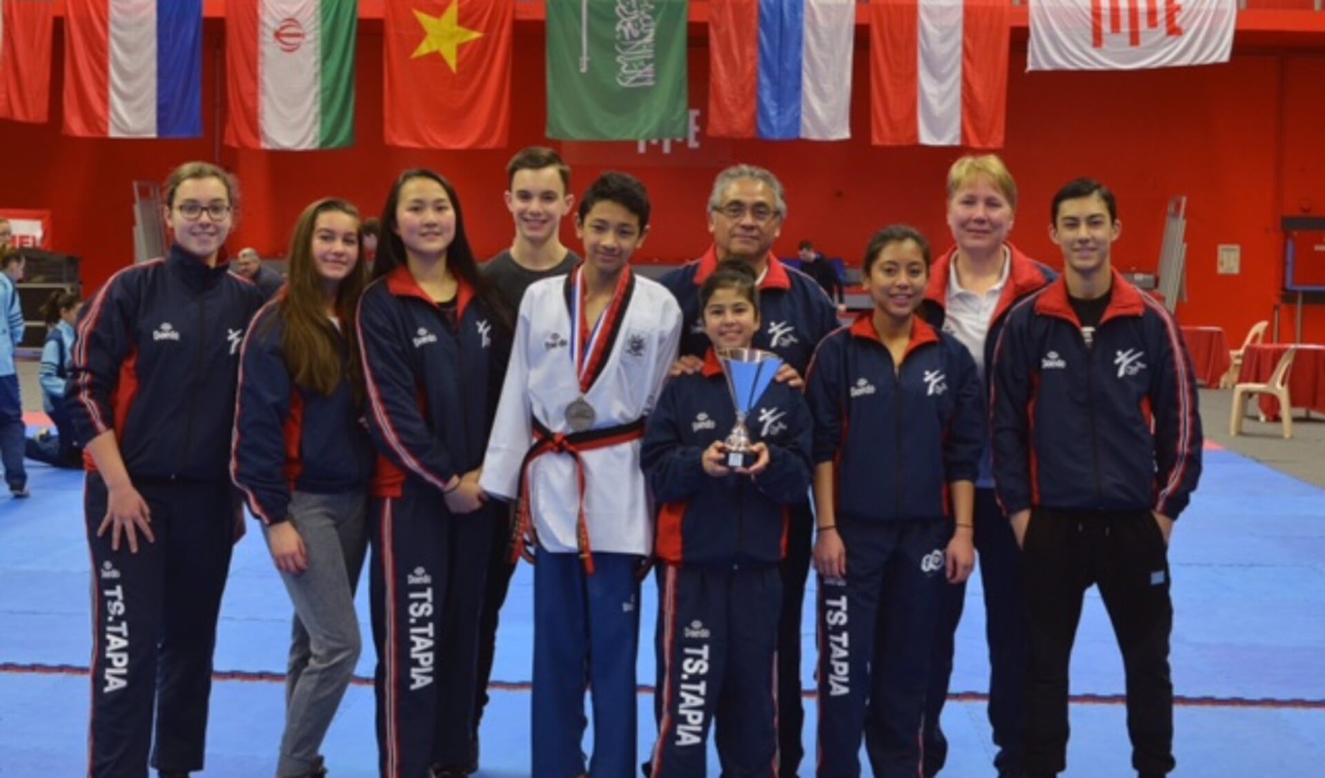 Taekwondoschool Tapia pakt medailles.