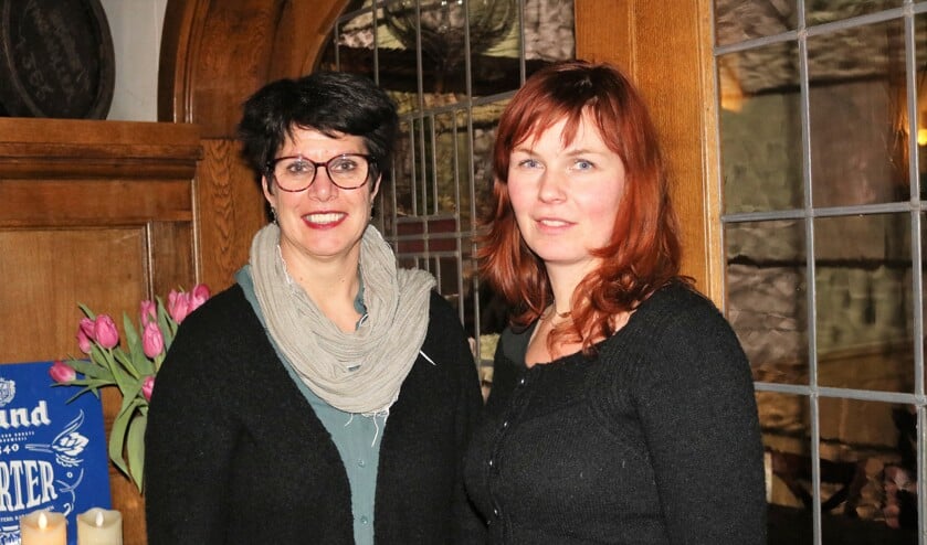 Babs Jasper en Marijke van der Venne van de Raad van Inspiratie. (tekst en foto: Annelies Graafsma)