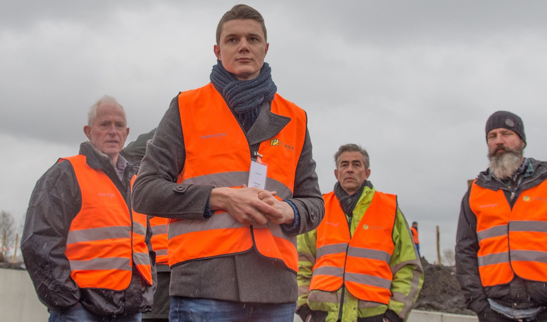 Jasper Haster van Ebben Boomkwekerij was nauw betrokken bij de aanleg van het MH17-monument. 