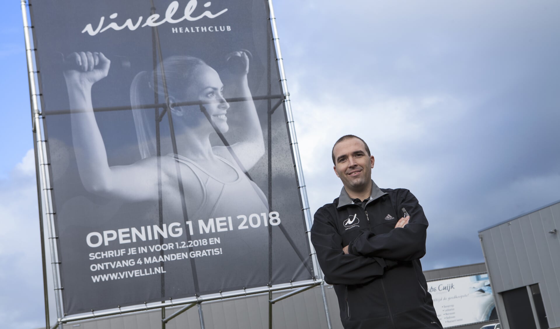 Niels van der Heijden op de plek waar Vivelli Cuijk volgend jaar de deuren opent. Foto: Diana Derks
