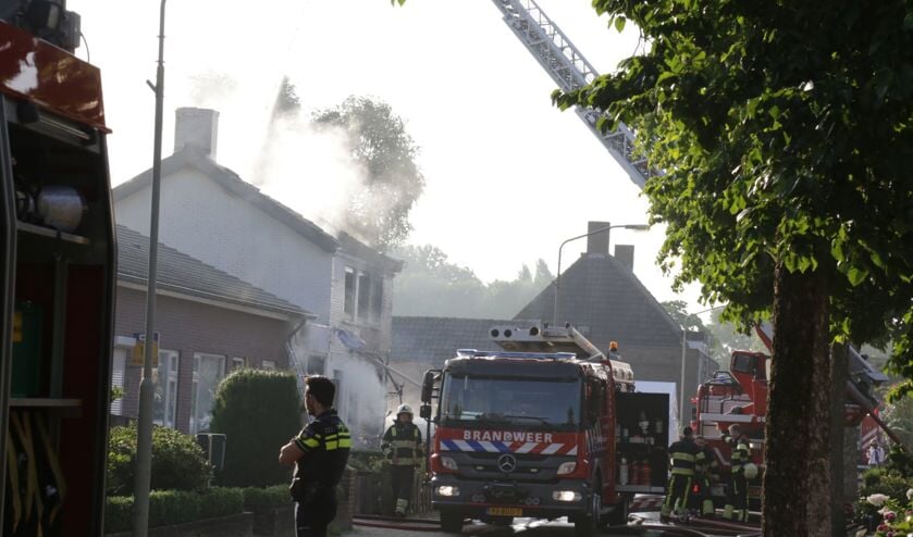 De Petjesbar in Overlangel brandde in augustus af. (Foto: Maickel Keijzers / Hendriks Multimedia)  