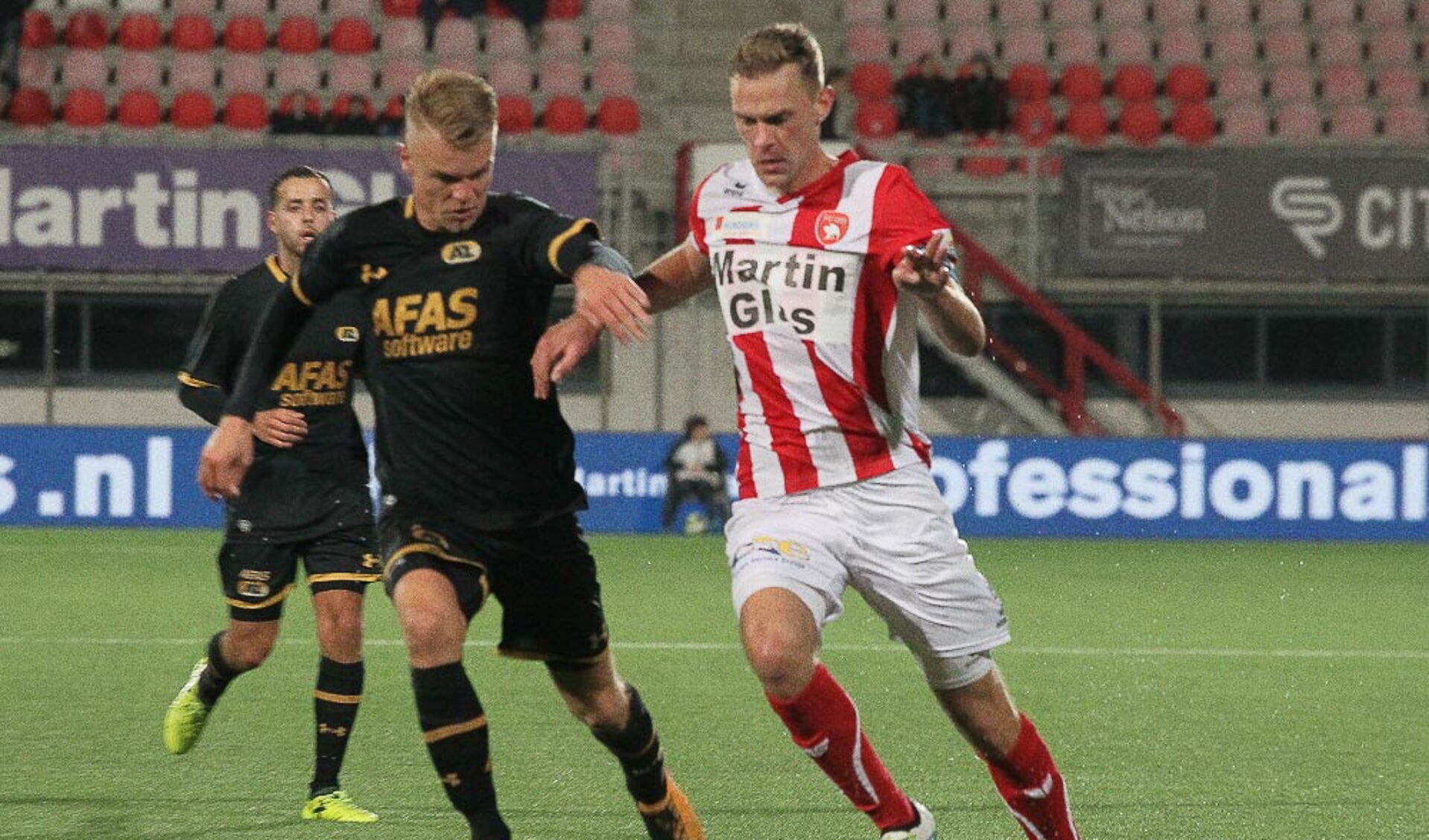FC Oss-aanvoerder Rick Stuy van den Herik. (Foto: Hans van der Poel)