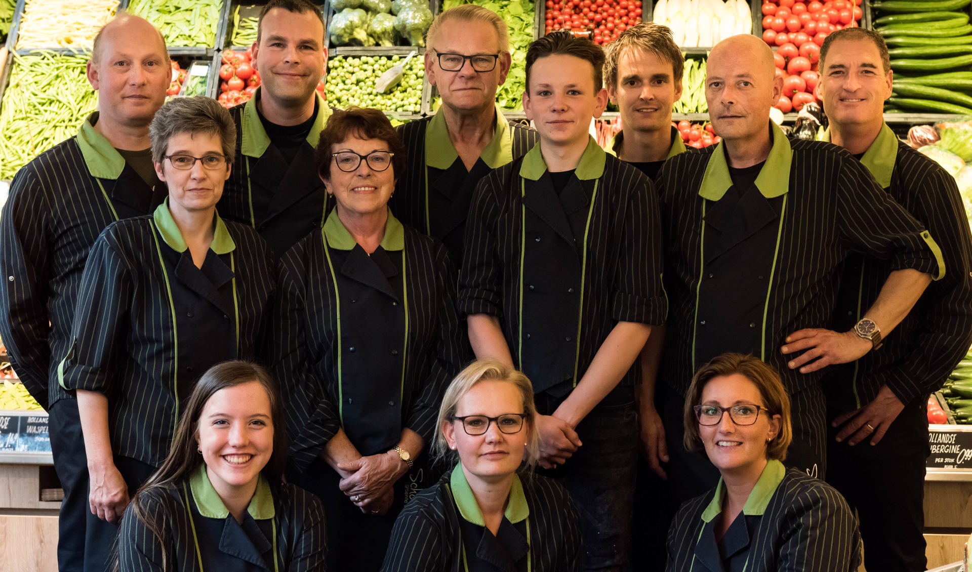 Het team van Schouten Groente en Fruit.