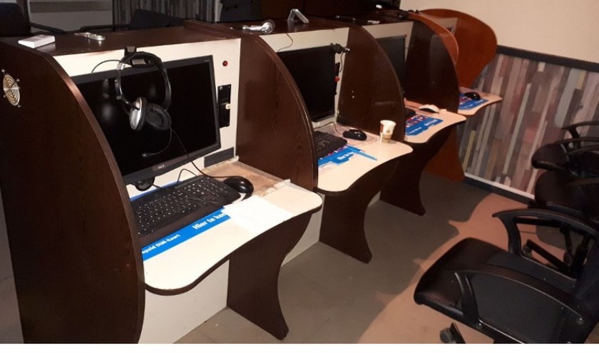 Gokautomaten in Oss. (Foto: www.politie.nl)