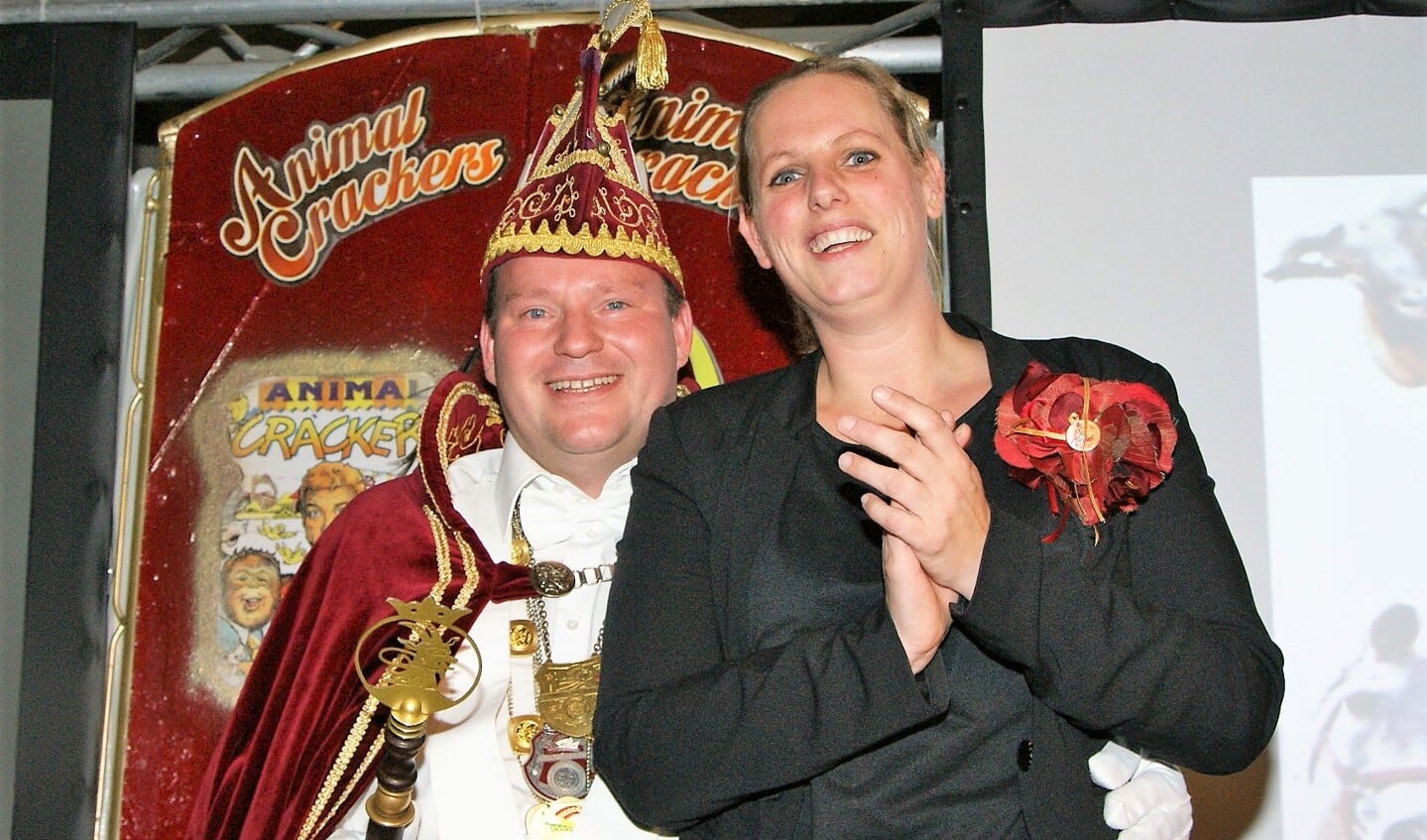 Prins Gerben d'n Urste en prinses Simone van De Bokkerijers, Beers. 
