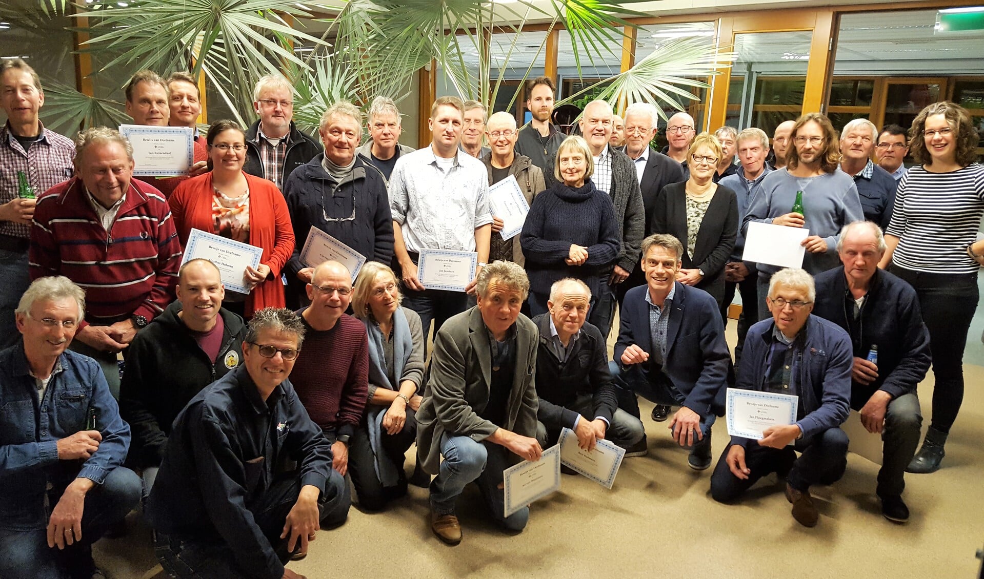 Cursisten met de trainers vanuit het waterschap. Foto: Waterschap Aa en Maas