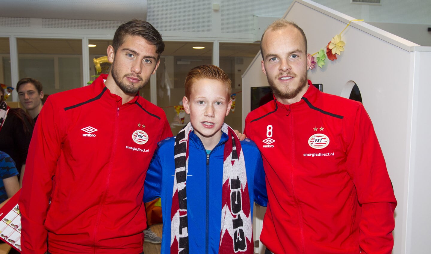 Ramon Pascal Lundqvist, supporter Sill en Jorrit Hendrix.