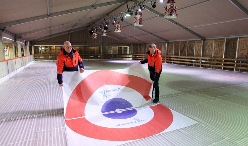 Peter Zegers en Joris Teulings van de organisatie van Winterland Oss.