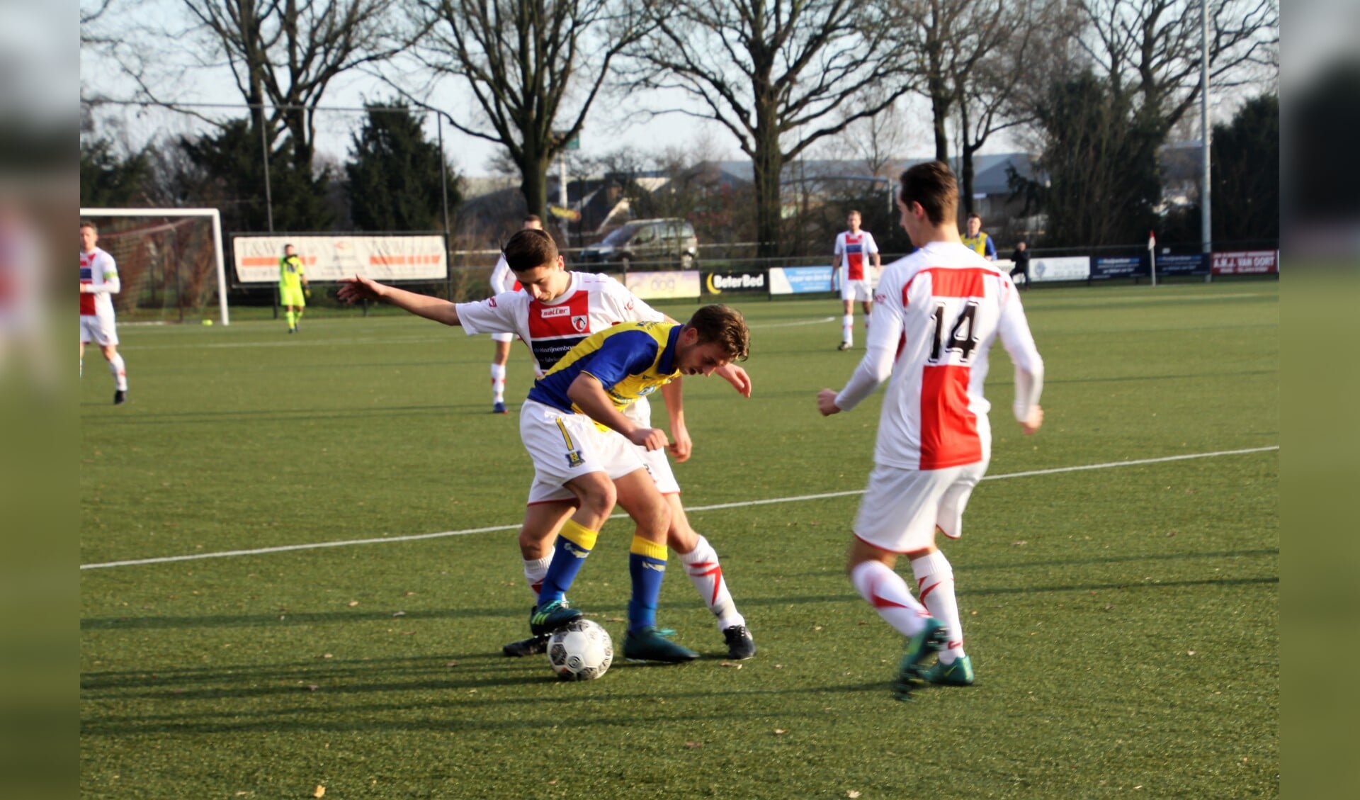 Het werd zondag een doelpuntloze wedstrijd voor Volkel 1 (Foto: Agnieszka Kuijpers)