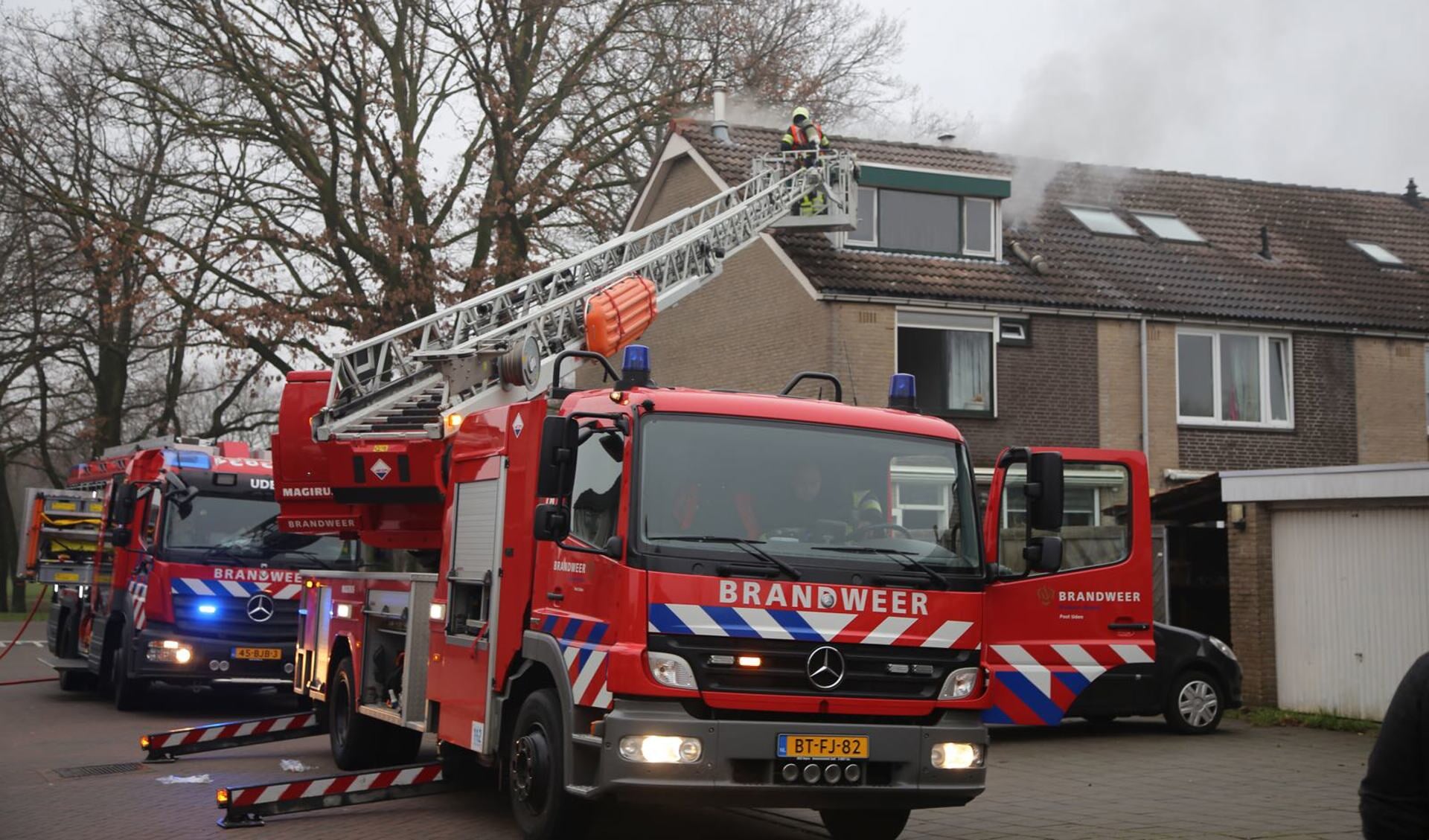 Een uitslaande brand aan de Rentmeestershoef