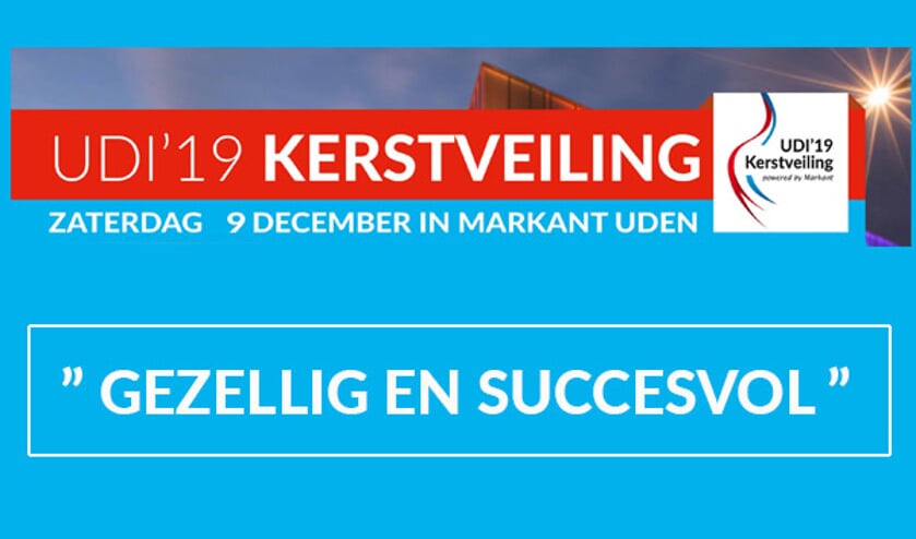 UDI'19 haalde tijdens de kerstveiling 30.400 euro op